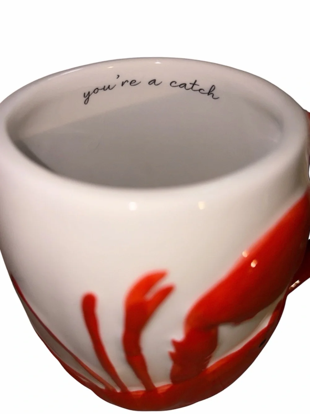 Sunday Morning Ceramics ‘You’re A Catch’ Lobster Mug NWT - Picture 2 of 3